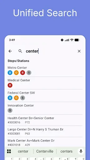 Скриншот 4 — DC Metro & Bus: WMATA Realtime