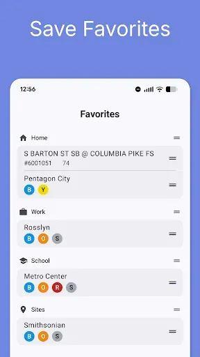 Скриншот 5 — DC Metro & Bus: WMATA Realtime