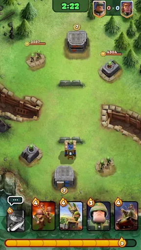 Скриншот 6 — War Heroes：мультиплеер война