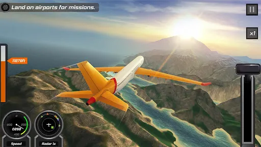 Скриншот 5 — 3D-авиасимулятор: самолет