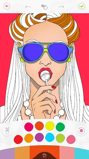 Скриншот 2 — Colorfy: Игры-раскраски