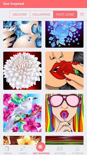 Скриншот 3 — Colorfy: Игры-раскраски