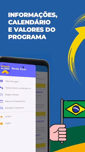 Скриншот 1 — Renda Aluno: Guia Benefício