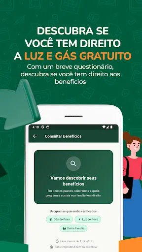 Скриншот 2 — Consulta Benefícios: Luz e Gás