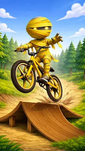 Скриншот 4 — BMX Stunt Cycle - Extreme Race