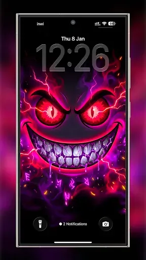 Скриншот 1 — Funny Smile Live Wallpaper