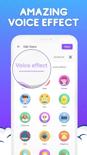 Скриншот 2 — Voice Changer by Sound Effects