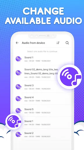 Скриншот 5 — Voice Changer by Sound Effects