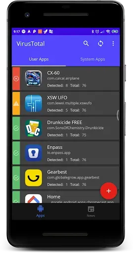 Скриншот 3 — VirusTotal Mobile
