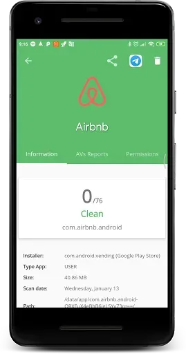 Скриншот 4 — VirusTotal Mobile