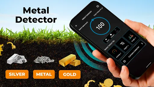 Скриншот 1 — Metal Detector - Metal Finder