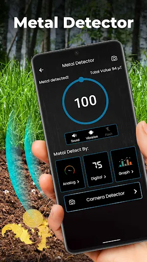 Скриншот 3 — Metal Detector - Metal Finder