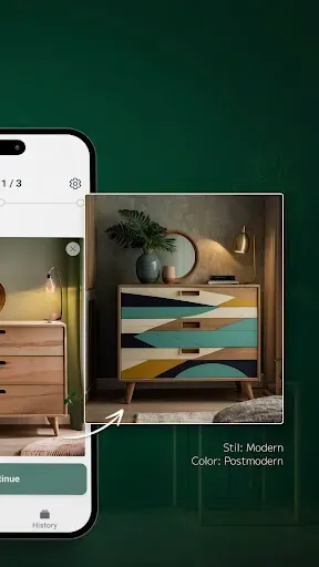 Скриншот 2 — Furniture AI: Makeover & DIY
