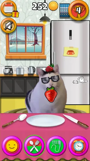 Скриншот 1 — Meme Cat Sim: Cozy Home