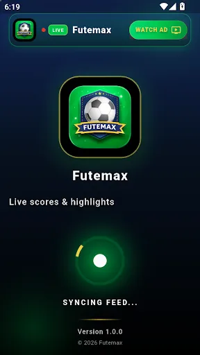 Скриншот 1 — Futemax Futebol daHora Ao Vivo
