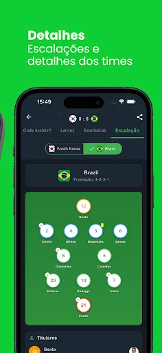 Скриншот 4 — Futebol na TV - Onde Assistir