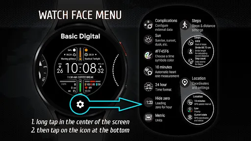 Скриншот 8 — Basic Digital Watch Face