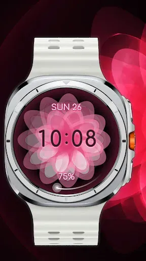 Скриншот 1 — Animated Flower Watch Face