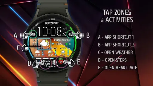 Скриншот 3 — Digital Weather Watch face P5