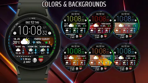 Скриншот 4 — Digital Weather Watch face P5