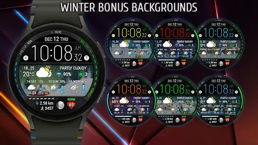 Скриншот 5 — Digital Weather Watch face P5