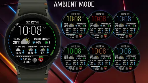 Скриншот 6 — Digital Weather Watch face P5