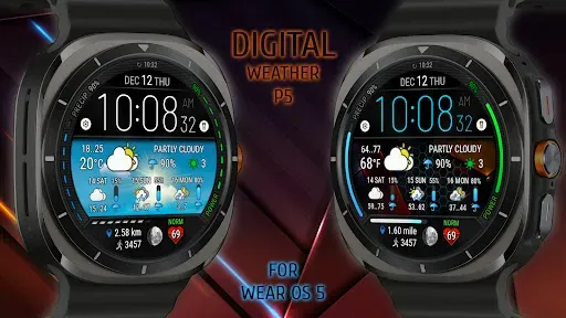 Скриншот 7 — Digital Weather Watch face P5