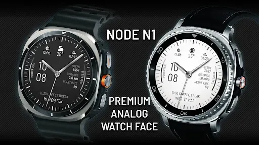 Скриншот 1 — Node N1 Analog Watch Face