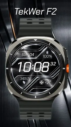 Скриншот 1 — TekWer F2 Digital Watch Face