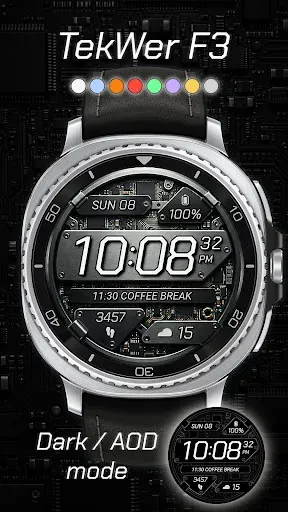 Скриншот 2 — TekWer F3 Digital Watch Face