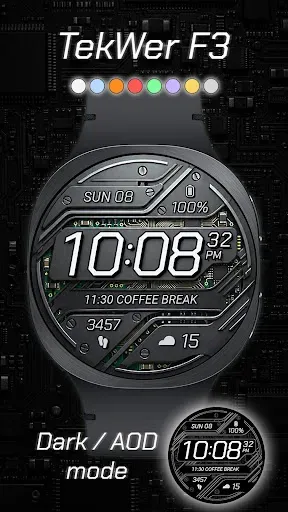 Скриншот 3 — TekWer F3 Digital Watch Face