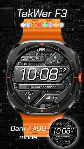 Скриншот 4 — TekWer F3 Digital Watch Face