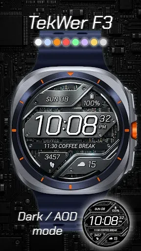 Скриншот 5 — TekWer F3 Digital Watch Face