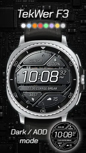 Скриншот 6 — TekWer F3 Digital Watch Face