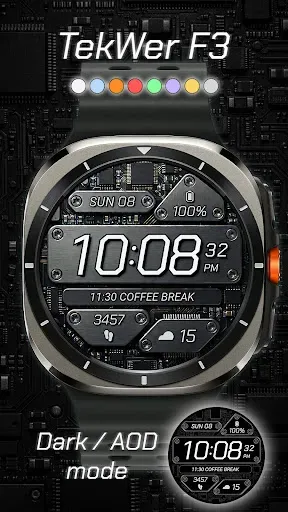Скриншот 7 — TekWer F3 Digital Watch Face