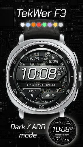 Скриншот 8 — TekWer F3 Digital Watch Face
