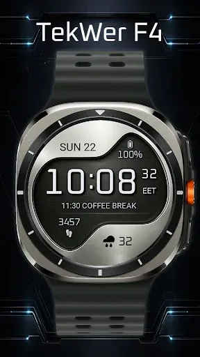 Скриншот 1 — TekWer F4 Digital Watch Face