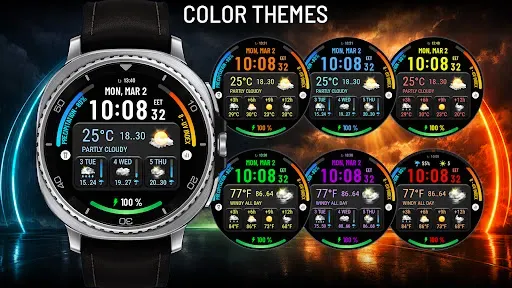 Скриншот 3 — Weather watch face W10