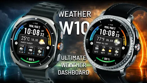 Скриншот 7 — Weather watch face W10