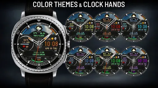 Скриншот 3 — Hybrid Watch Face Weather W11