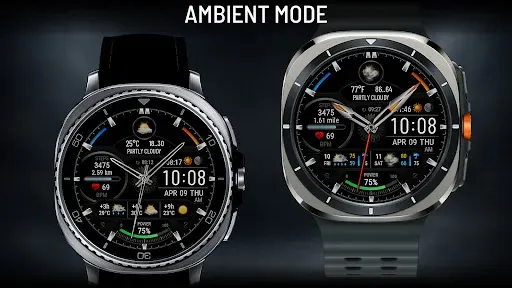 Скриншот 4 — Hybrid Watch Face Weather W11