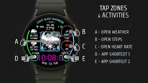Скриншот 3 — Weather watch face W5.5