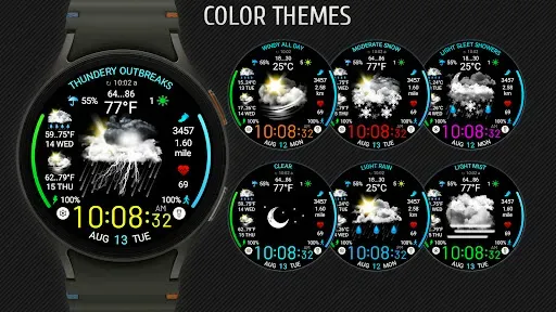 Скриншот 4 — Weather watch face W5.5