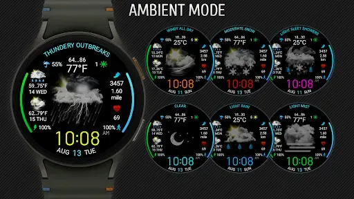 Скриншот 5 — Weather watch face W5.5