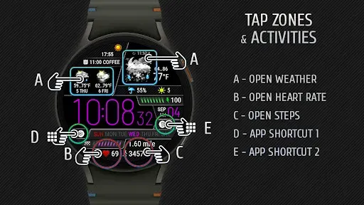 Скриншот 3 — Weather watch face W6.5