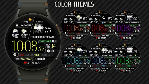 Скриншот 4 — Weather watch face W6.5