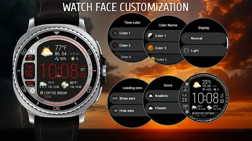 Скриншот 3 — Weather watch face W8.5