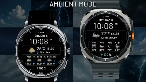 Скриншот 4 — Weather watch face W9.5