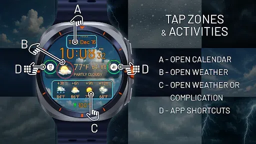 Скриншот 5 — Weather watch face W9.5