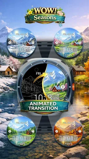 Скриншот 1 — WOW! Seasons Watch Face